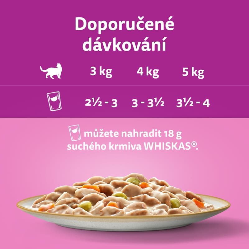 Whiskas Creamy Creations kapsička pro kočky ve šťávě (12×85 g)