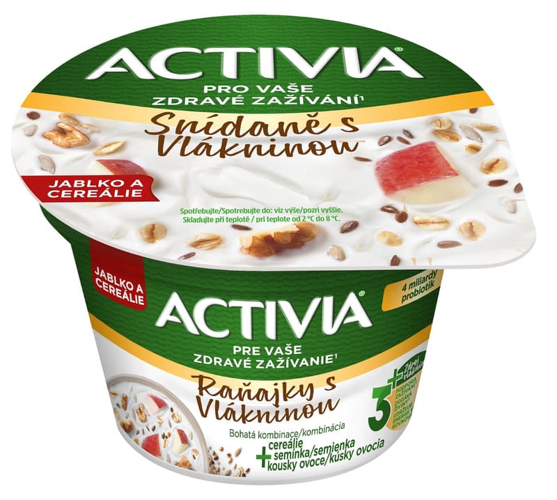 Danone Activia Breakfast cereal apple