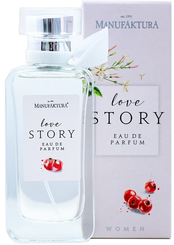 Manufaktura Love Story Eau de Parfum – rose, currant & jasmine