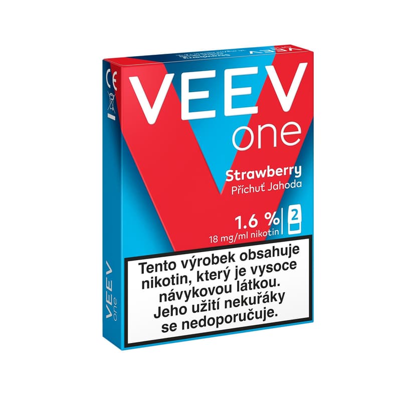 Veev One Strawberry – 2 e-cigarette pods