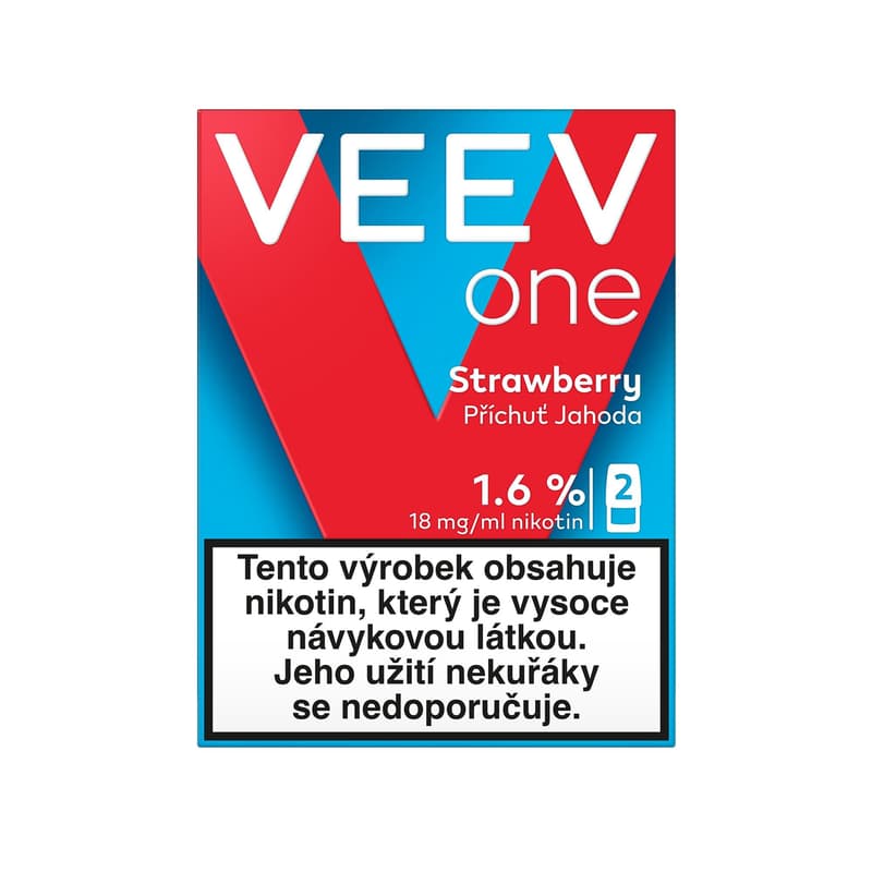Veev One Strawberry – 2 e-cigarette pods
