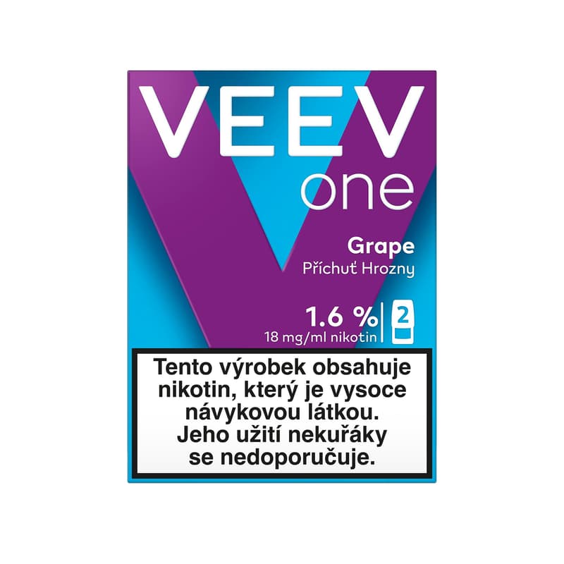 Veev One Grape – 2 e-cigarette pods