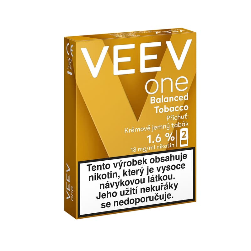 Veev One Balanced Tobacco – 2 e-cigarette pods