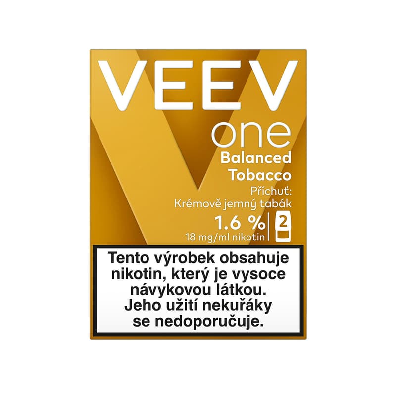 Veev One Balanced Tobacco – 2 e-cigarette pods
