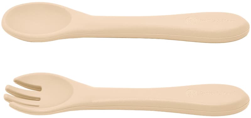 Petite & Mars Take & Match Desert Sand silicone cutlery 6m+