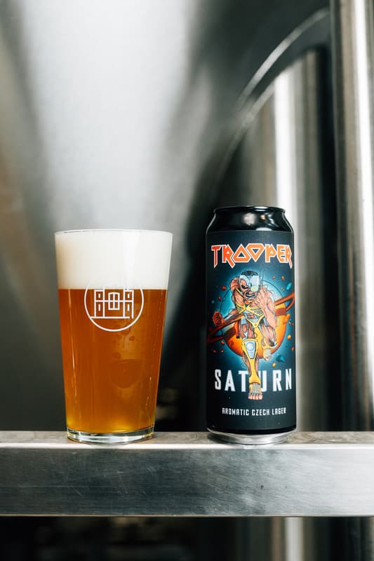Trooper Saturn lager Iron Maiden