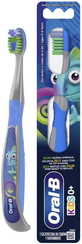 Oral-B Kids zubní kartáček extra měkký 0–6 let