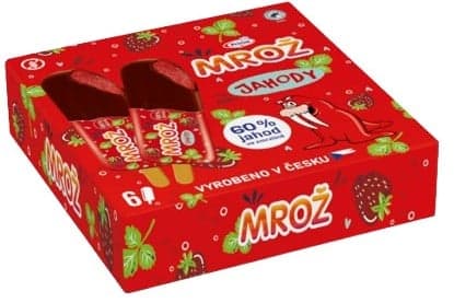 Mrož jahodový multipack (6×50 ml)
