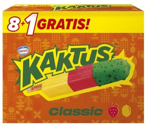Kaktus Strawberry and lemon multipack (9×45 ml)