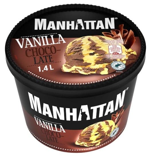 Manhattan Vanilla and chocolate ice cream