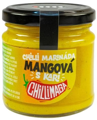 ChilliMaga Chilli marináda mangová s kari