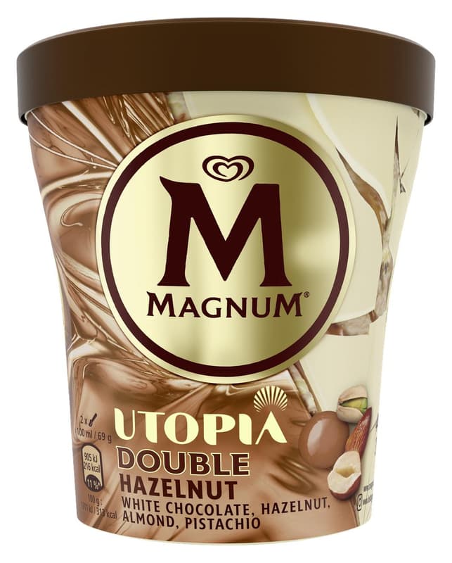 Magnum Double hazelnut zmrzlina v kelímku