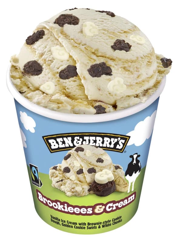 Ben & Jerry's Brookies & cream ice cream