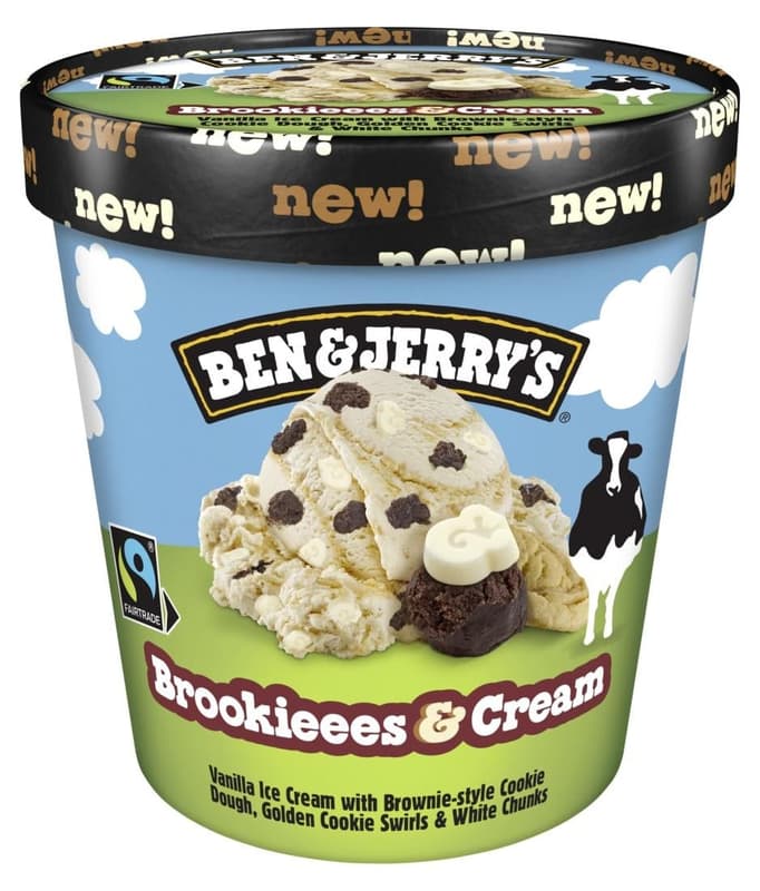 Ben & Jerry's Brookies & cream ice cream