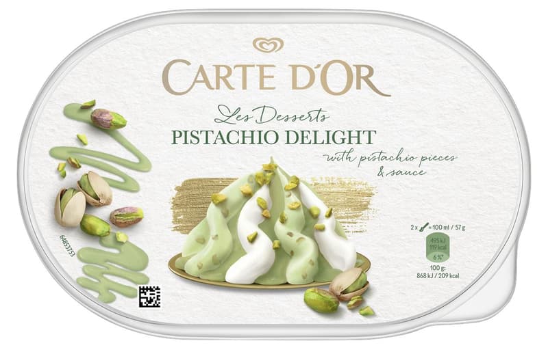 Carte d'Or Pistachio delight zmrzlina