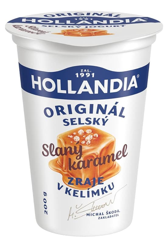 Hollandia Farmhouse yoghurt salted caramel