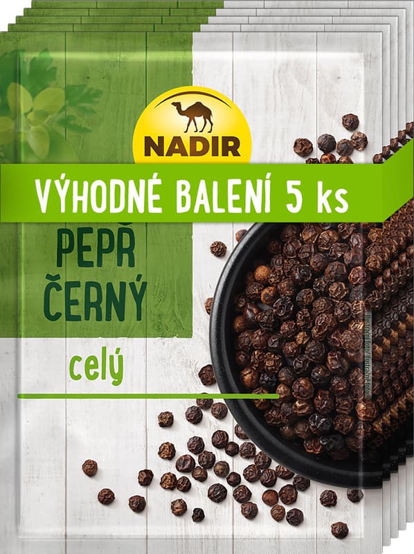Nadir Black Pepper Whole 5pcs