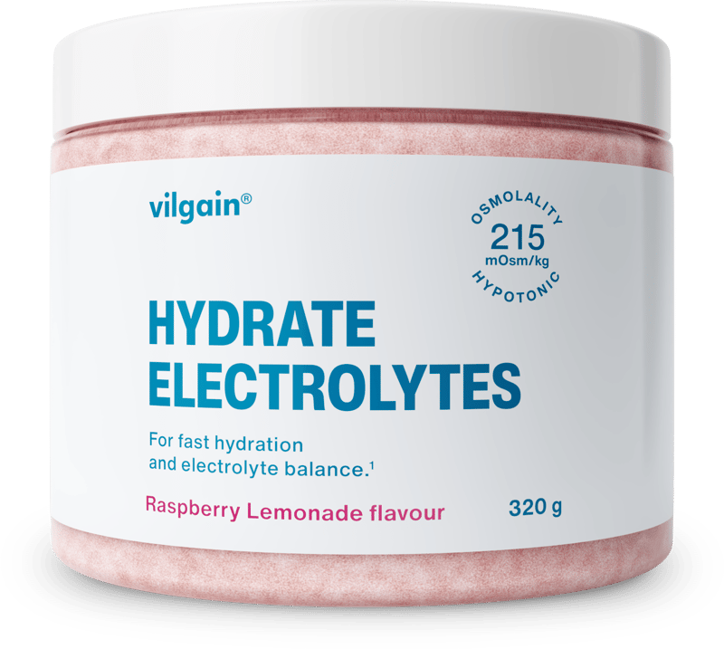Vilgain Hydrate electrolytes raspberry lemonade