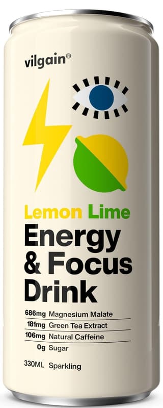 Vilgain Energy & Focus Drink lemon and lime