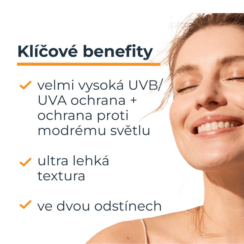 Eucerin SUN fluid na op.obličeje světlý SPF50+50ml