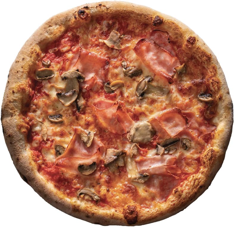 Re Pomodoro Pizza Prosciutto e Funghi