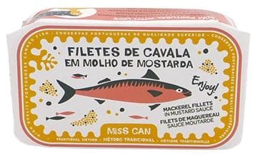 Miss Can Mackerel Fillets with Mustard Sauce 