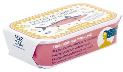 Miss Can Mackerel Fillets with Mustard Sauce 