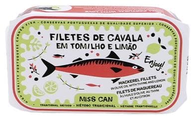 Miss Can Mackerel Fillets with Thyme and Lemon 