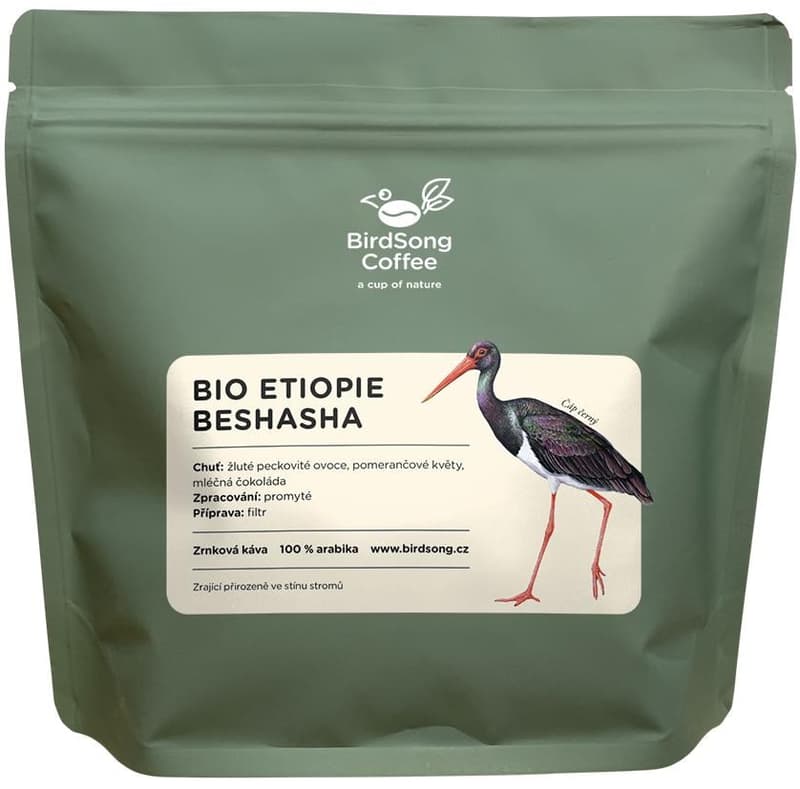 BirdSong Coffee jarní edice Etiopie Goyo filtr zrnková káva