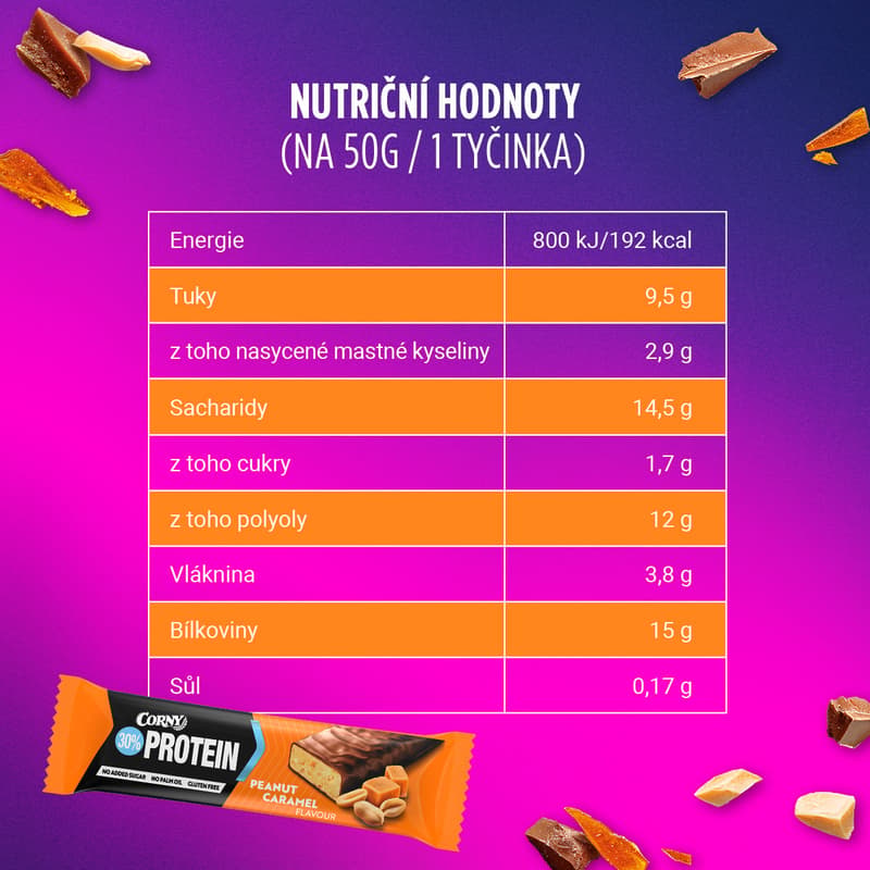 Corny Protein 30 % Peanut-caramel