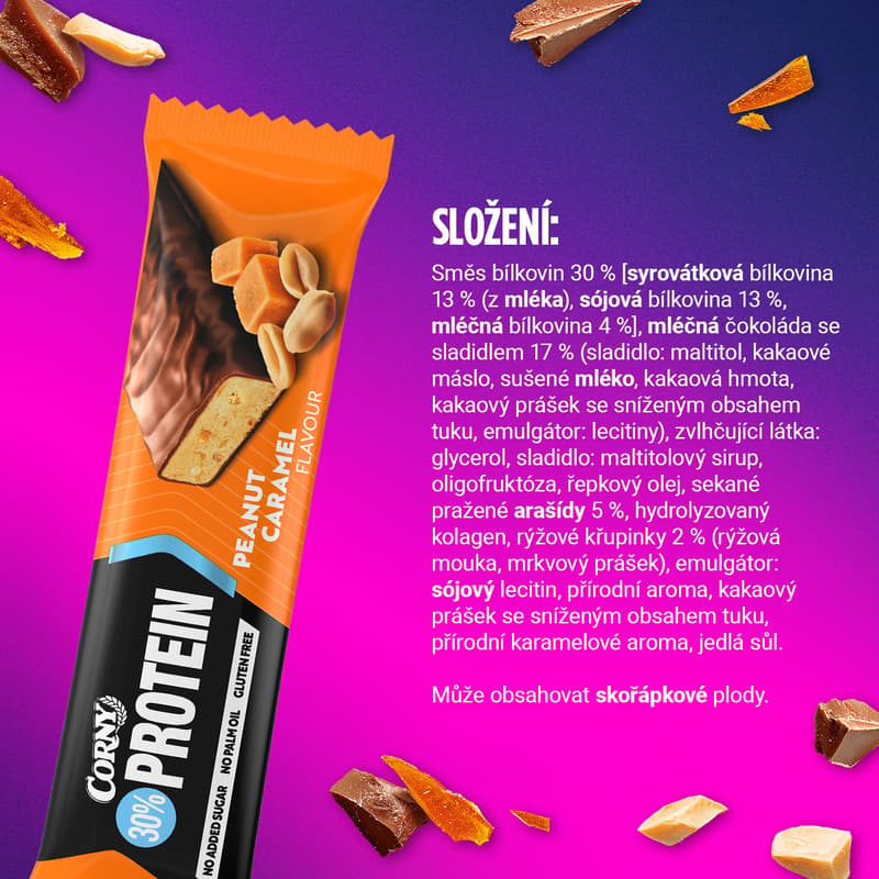 Corny Protein 30 % Peanut-caramel