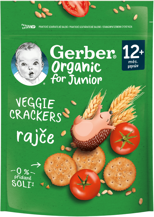 Gerber Organic Crackers with Tomatoes