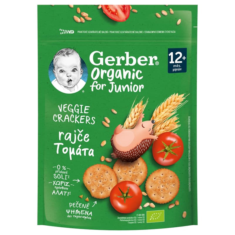 Gerber Organic Crackers with Tomatoes