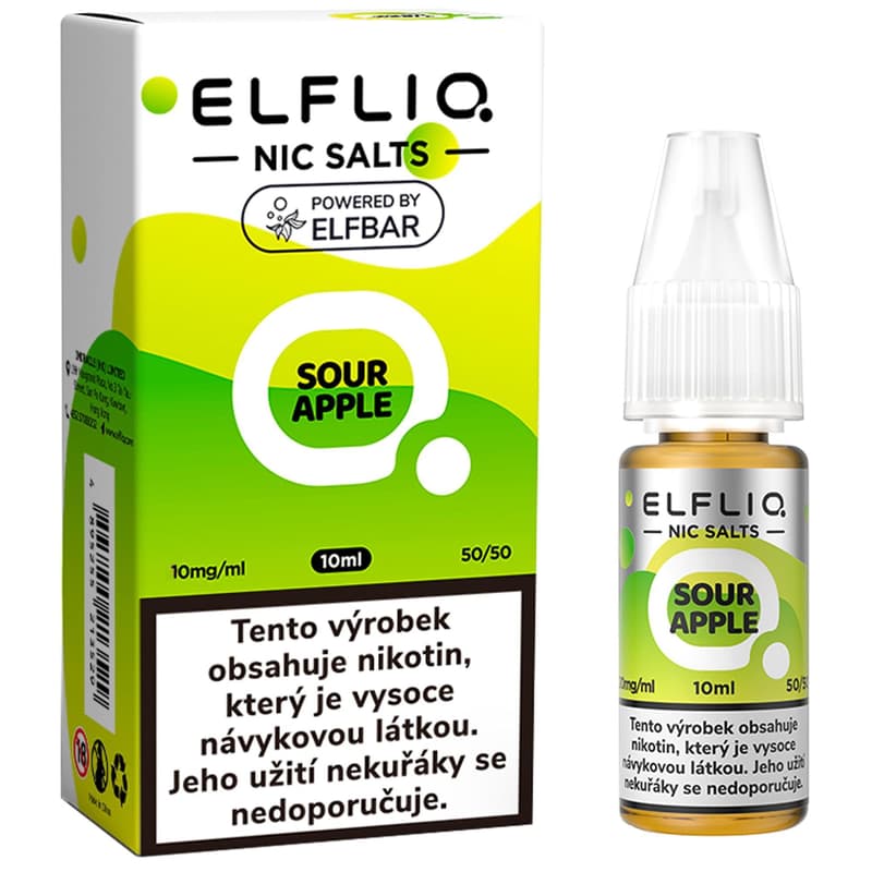 ELFLIQ e-liquid Elf Bar kyselé jablko 10 mg
