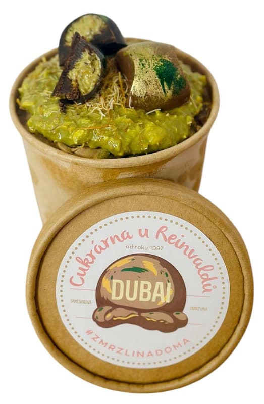 Cukrárna u Reinvaldů Dubai ice cream