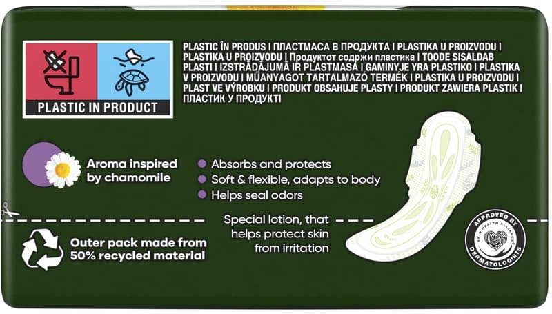 Naturella Ultra Night pads with wings, size 4