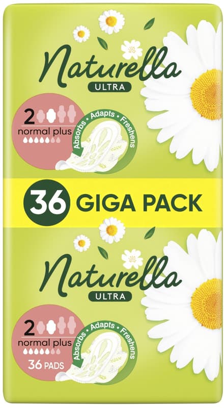 Naturella Ultra Normal Plus pads with wings, size 2