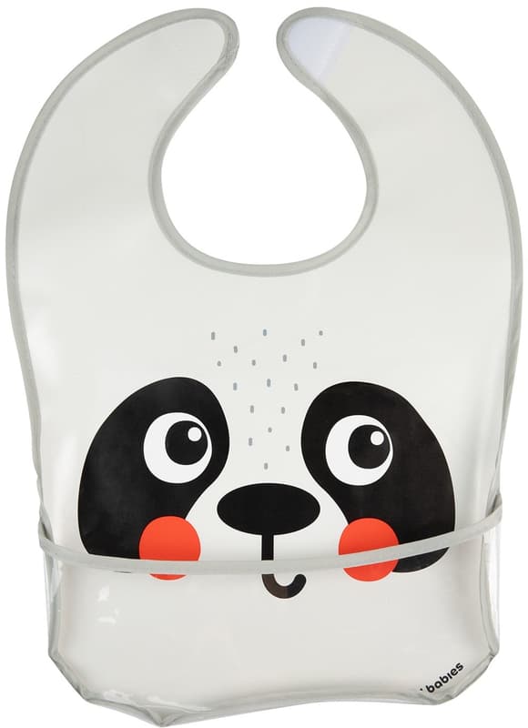Canpol babies BabiesBoo Washable bib with pocket panda