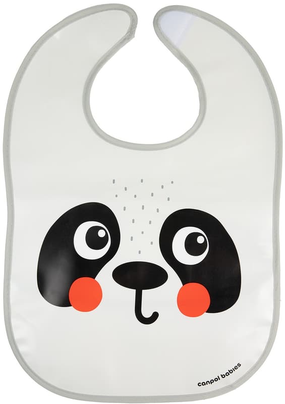 Canpol babies BabiesBoo Washable bib with pocket panda
