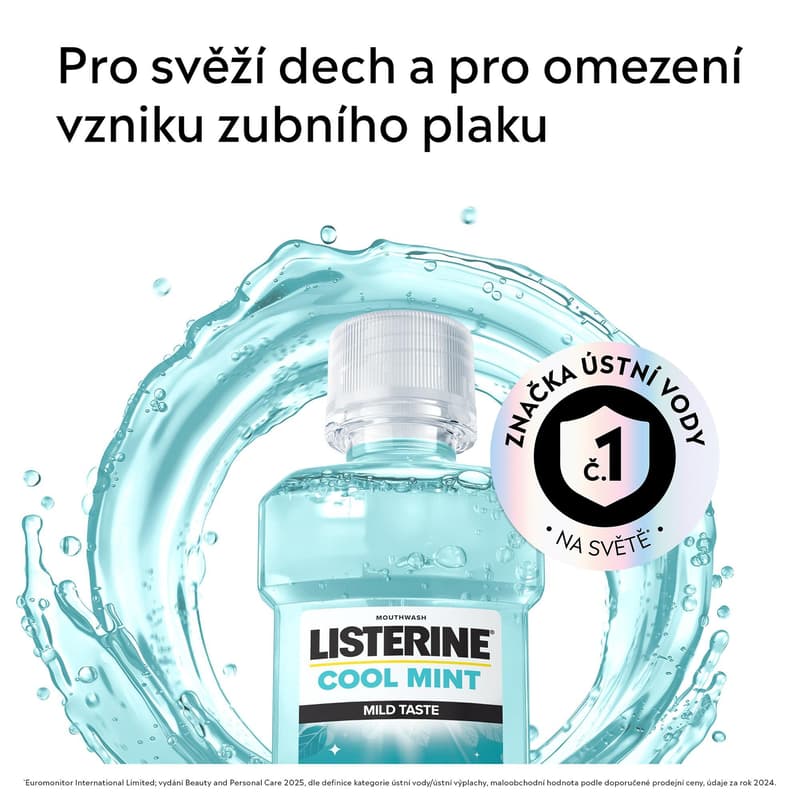 Listerine Cool Mint Mild Taste Mouthwash