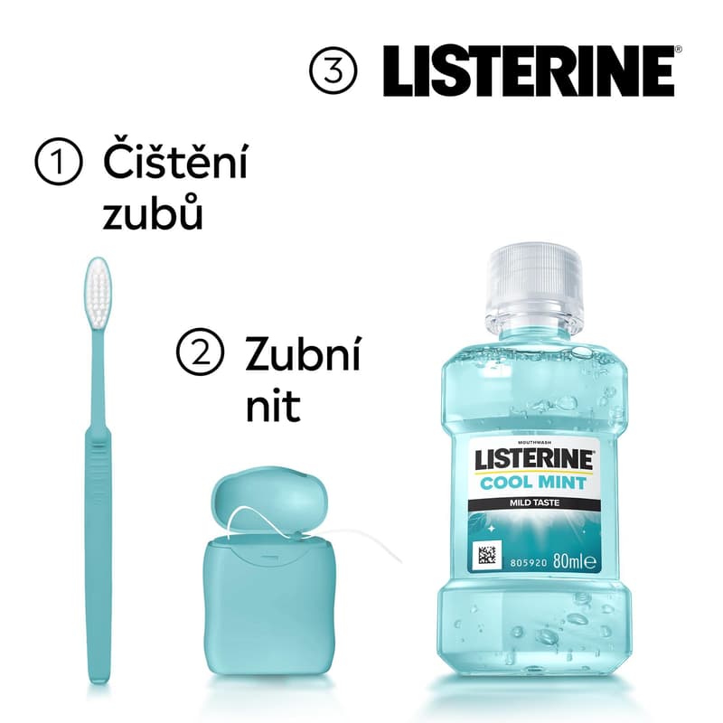 Listerine Cool Mint Mild Taste Mouthwash