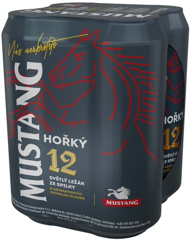 Mustang Bitter 4×0,5 l can