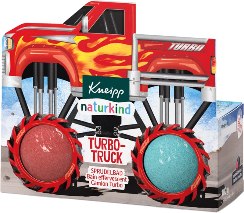 Kneipp Turbo Truck koupelová bomba 2×50 g