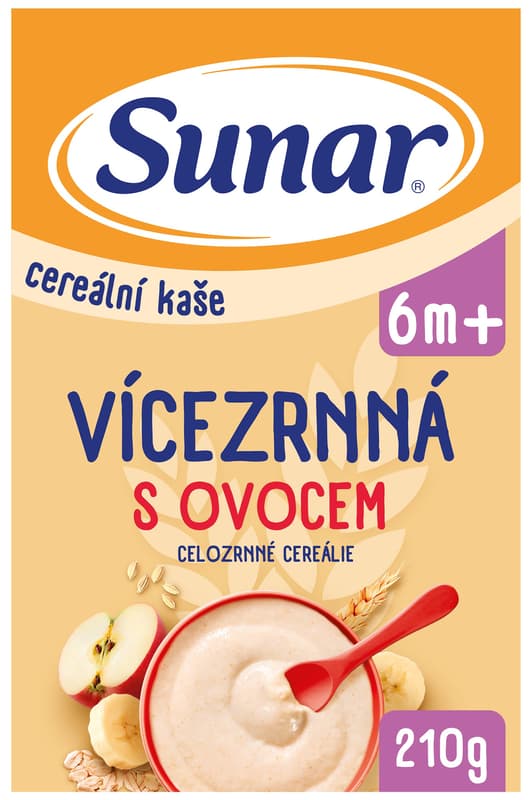 Sunar Vícezrná kaše s ovocem