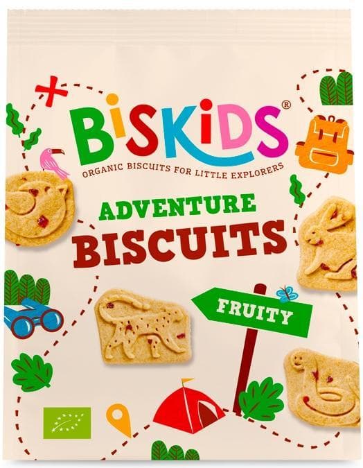 BISkids BIO children's whole grain cookies with apple pieces without added sugar 100g