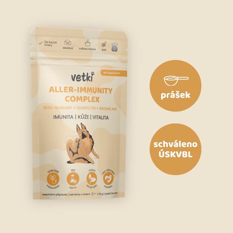 Vetki Aller-Immunity Complex doplněk stravy pro psy