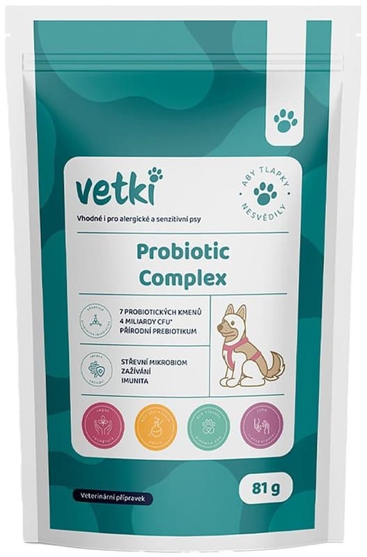 Vetki Probiotics and natural prebiotics for dogs