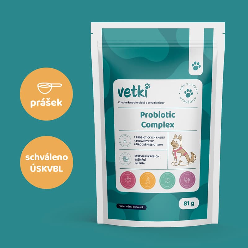 Vetki Probiotics and natural prebiotics for dogs