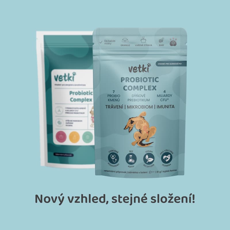 Vetki Probiotics and natural prebiotics for dogs