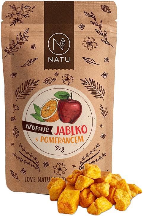 Natu Crunchy Apple with Orange